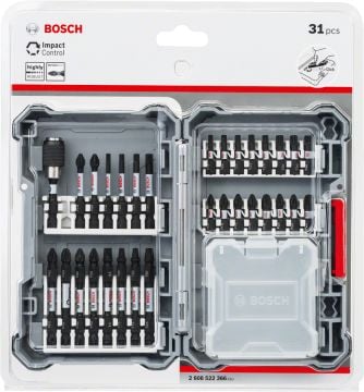 Bosch Vidalama Ucu Impact Control Set (35 Parça) - 2608522366