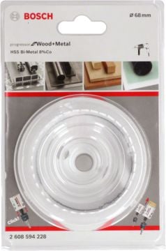 Bosch Progressor Metal ve Ahşap Delik Açma Testeresi 68 mm - 2608594228