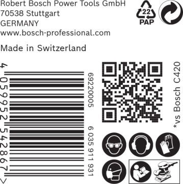 Bosch Expert Zımpara Kağıdı C470115x230 240 Kum 14 Delikli 50 Li Paket - 2608900948