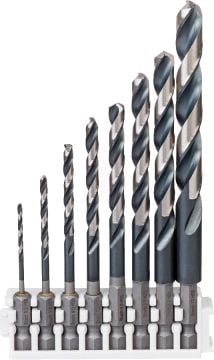 Bosch Metal Matkap Ucu Impact Control HSS Altıgen Şaft Set Click (8 Parça) - 2608577139