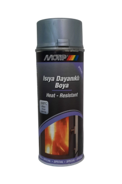 Motip Isıya Dayanıklı 690°C Sprey Boya 400 ml Gri