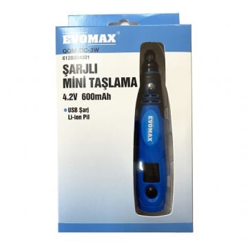 EVOMAX Şarjlı Mini Taşlama Seti 4,2V