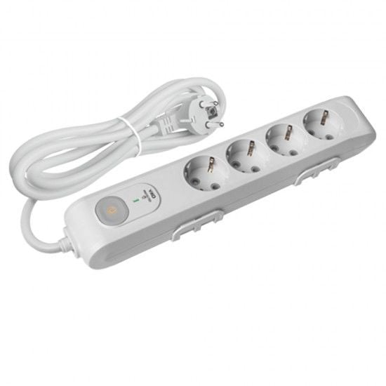 Viko Multi-Let Dörtlü 1050J Şok Korumalı Topraklı Kablolu Çarpma Karşıtı Örtücü 1,5 Mt