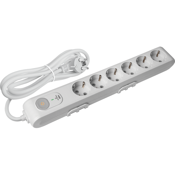 Viko Multi-Let Altılı Şok Korumalı Topraklı Kablolu Çarpma Karşıtı Örtücü 1,5 Mt