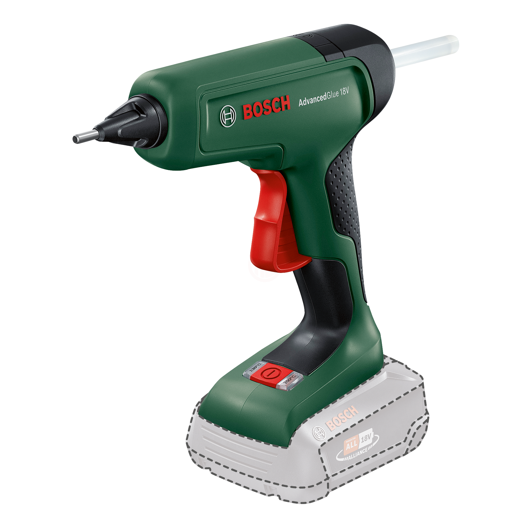 Bosch Akülü Sıcak Tutkal Tabancası AdvancedGlue 18V (Aküsüz) - 0603264800