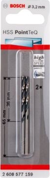 Bosch Metal Matkap Ucu HSS PointTeQ (DIN 338) 3,2 mm (2 Adet) - 2608577159