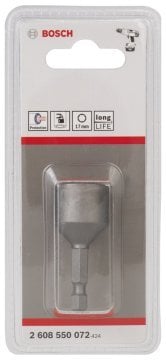 Bosch Lokma Anahtar Ucu Extra Hard HEX Şaft 50x17 mm (M10) - 2608550072