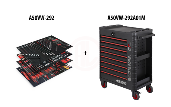 Ceta Form 292 Parça Vw Mekanik Otomotiv Alet Seti (A01M-08 İçinde)
