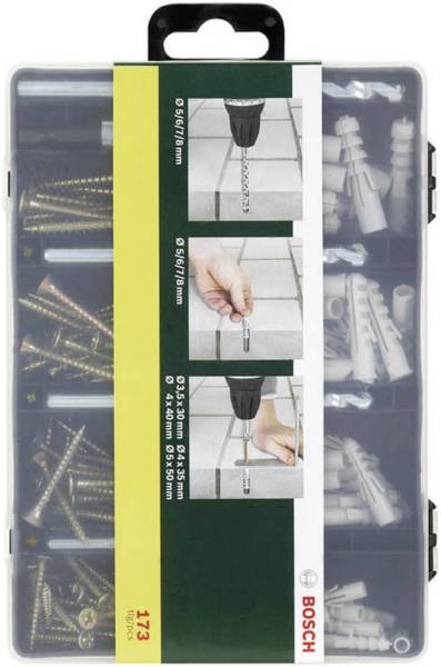 Bosch Vidalama ve Delme Ucu Set SDS Plus (173 Parça) - 2607017163