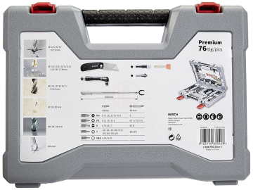 Bosch Vidalama ve Delme Ucu X-Line Premium Set (76 Parça) - 2608P00234