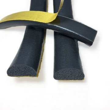 Atlastek 9x10 mm 10 Metre Yapışkanlı Yüksek Kalite Poliüretan Sünger Conta