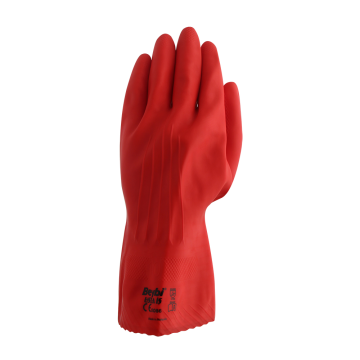 Beybi Usta İş Güçlü Endüstriyel Lateks Eldiven Kırmızı No 10