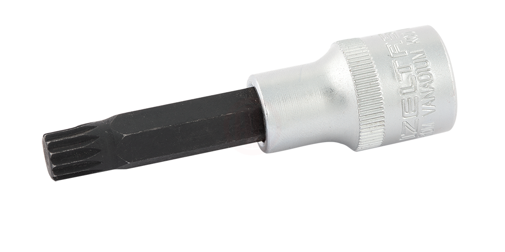 İzeltaş Oniki Köşe Lokmalı Bits Uç Yivli 1/2 İnç 80 mm M8