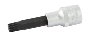 İzeltaş Oniki Köşe Lokmalı Bits Uç Yivli 1/2 İnç 80 mm M8