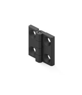 Mesan Siyah Zamak Menteşe 30X30 Mm