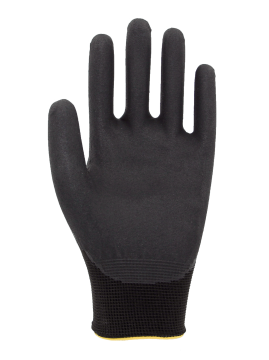 Beybi B-Flex120 Micro Köpük Kaplı Eldiven Koyu Gri-Siyah No 09