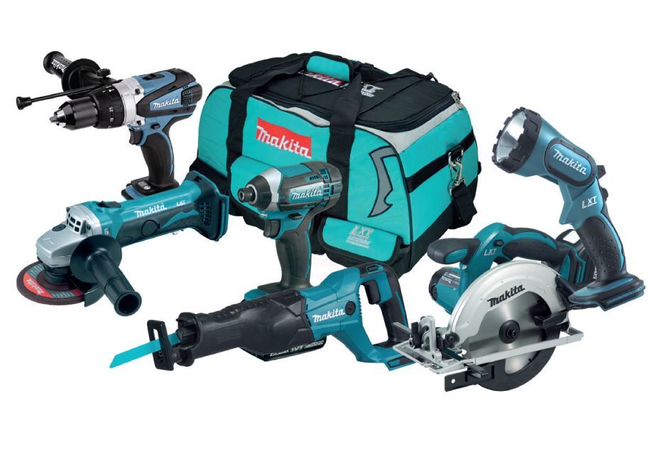 Makita DGA452 + DHP458 + DJR186 + DSS611 + DTD1 - MAKDLX6035