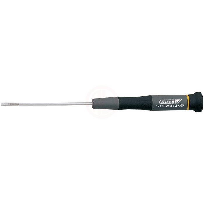 Altaş 171-0.25x1.2x60 SAATÇİ TORNAVİDASI DÜZ 1.2 MM - 04011804381