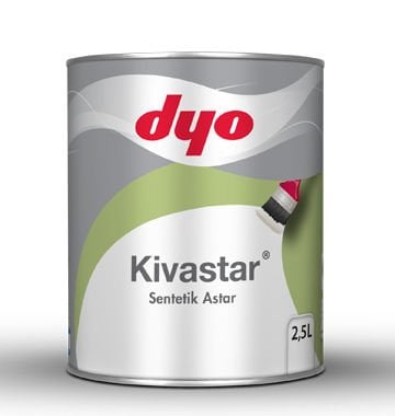 Dyo Kivastar Alkid Bağlayıcı Esaslı Sentetik Astar Boya 0,75 Lt