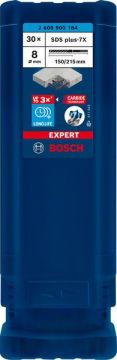 Bosch Kırıcı Delici Uç SDS-Plus-7X Expert 8x215 mm (30 Adet) - 2608900184