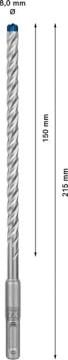 Bosch Kırıcı Delici Uç SDS-Plus-7X Expert 8x215 mm (30 Adet) - 2608900184