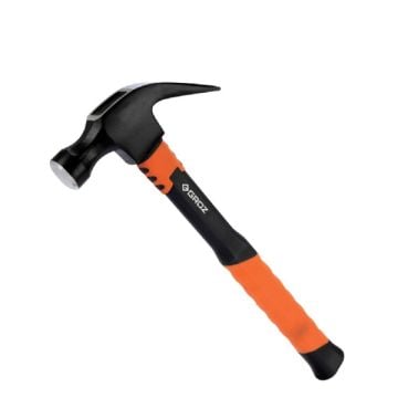Groz Fibersaplı Çatal Ağızlı Çekiç 450 Gr