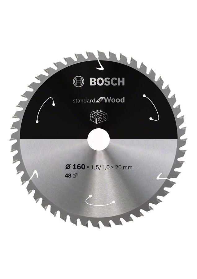 Bosch Daire Testere Bıçağı Standard For Wood 160x20 mm 48 Diş - 2608837678