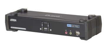 Aten 2 Port Usb Dvı Dual Link Kvmp™ (Keyboard/Video Monitor/Mouse) Periferi Switch, 3D Desteği