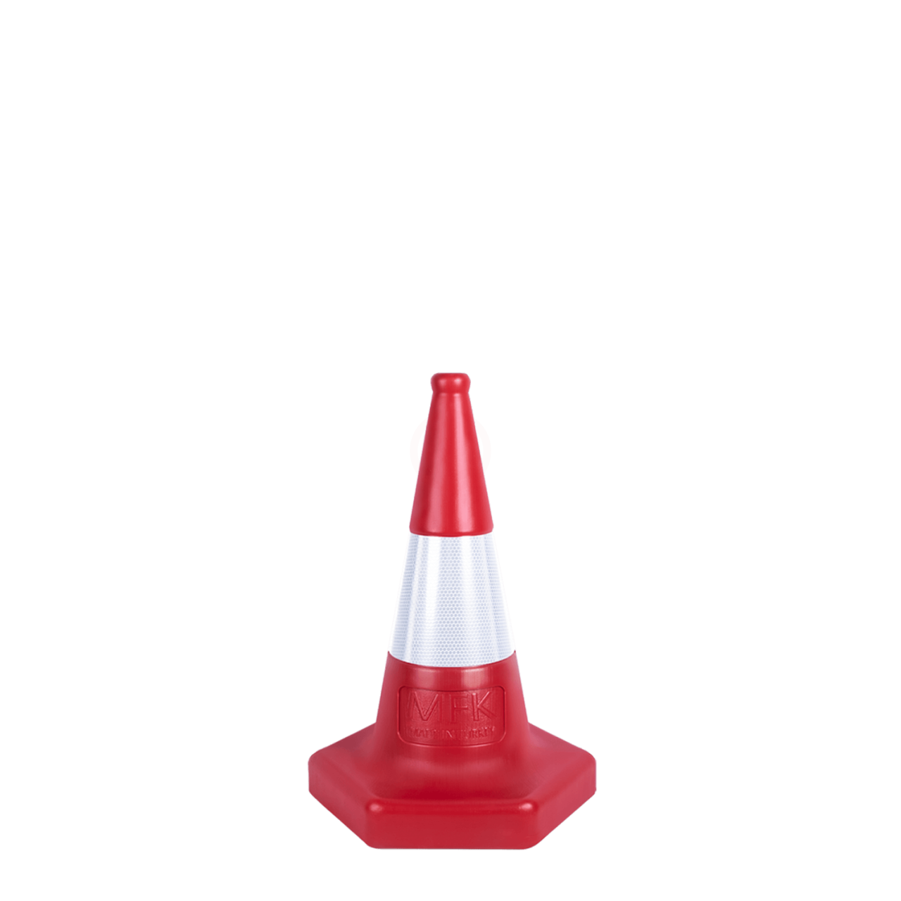 MFK Plastik Ekonomik Trafik ve Reklam Konisi 50 Cm Kırmızı - MFK3500