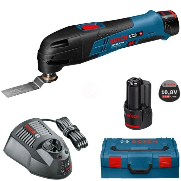 Bosch Gop 10,8 V-Lı 2,5 Ah L-Box 2 Akü Akülü Salınım Hrk - 060185800U