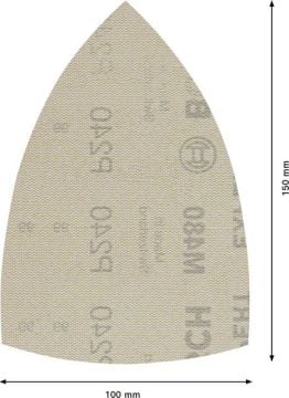 Bosch Ağ Zımpara Expert M480 100x150 mm 240 Kum (10 Adet) - 2608900731