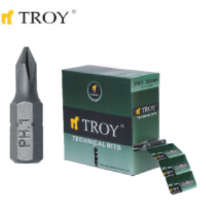 Troy 22251 Bits Uç Seti (PH1x25mm, 50Adet)