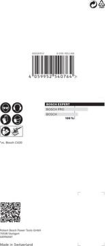 Bosch Ağ Zımpara Expert M480 80x133 mm 180 Kum (10 Adet) - 2608900738