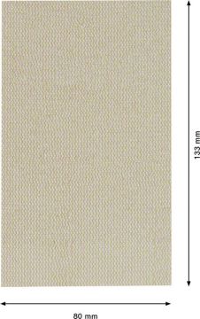 Bosch Ağ Zımpara Expert M480 80x133 mm 180 Kum (10 Adet) - 2608900738
