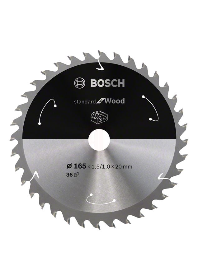 Bosch Daire Testere Bıçağı Standard For Wood 165x20 mm 36 Diş - 2608837686