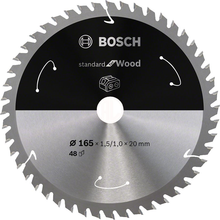 Bosch Daire Testere Bıçağı Standard For Wood 165x20 mm 48 Diş - 2608837687