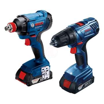 Bosch GSR 180-LI Akülü Delme Vidalama + GDX 180-LI Akülü Darbeli Somun Sıkma Seti - 06019G5222