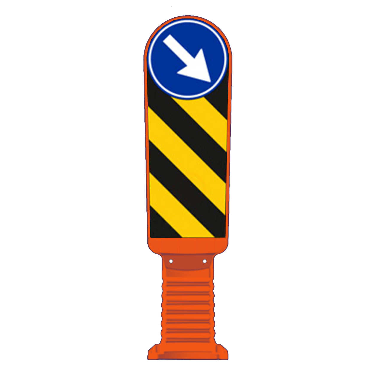 MFK Plastik Esnek Refüj Başı TPU 95 Cm Turuncu (MFK2195) - MFK2195