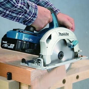 Makita Akülü Daire Testere Makinesi DHS710RM2J (2 x 4,0 Ah Akü) (190 mm)