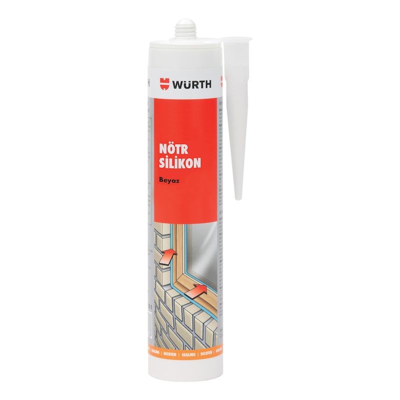 Würth Würth Nötr Silikon Beyaz 310 Ml
