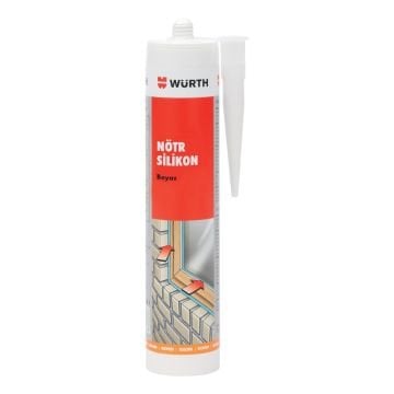 Würth Würth Nötr Silikon Beyaz 310 Ml