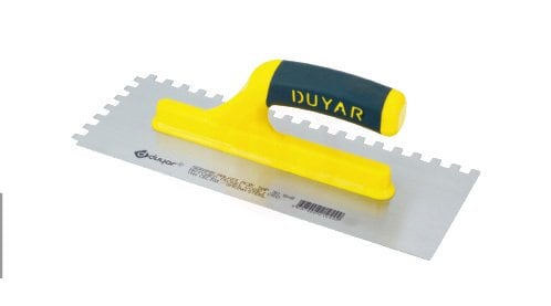 Duyar Seramik Malası Açık Plastik Saplı Kare 10x10 Diş 35 Cm