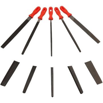 Vinko Viktor Plastik Saplı Eğe Seti 8 İnç (5 Parça) (Vı29311)