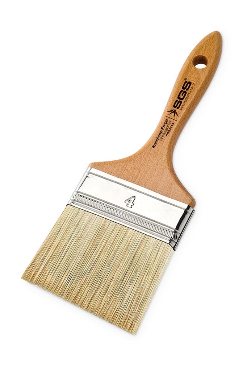 SGS 4114 Kestirme Fırça Profesyonel 4.0 (Ahşap Saplı)