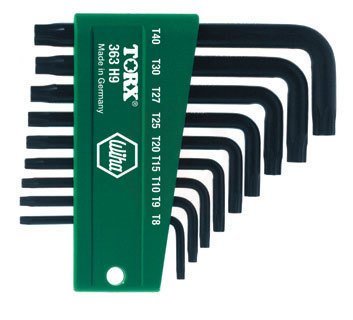 Wiha 363 H6 SİYAH TORX ALLEN TAKIMI - WIH363H6