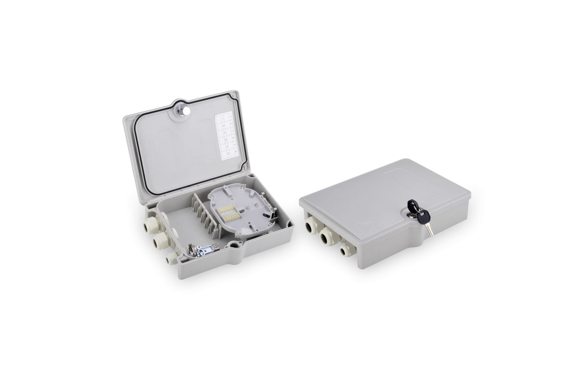 Assmann Digitus Dış Mekan Fiber Optik Sonlandırma Kutusu/Splice Box, 6 X Sc/Dx Adaptör/Coupler İçin, Ip65