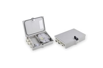 Assmann Digitus Dış Mekan Fiber Optik Sonlandırma Kutusu/Splice Box, 6 X Sc/Dx Adaptör/Coupler İçin, Ip65