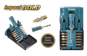 Makita Vidalama Ucu Impact Gold Set (11 Parça) (B-30754)
