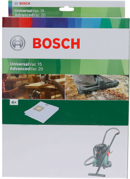 Bosch Süpürge Toz Torbası Yün (UV 15 - AV 20) (4 Adet) - 2609256F66