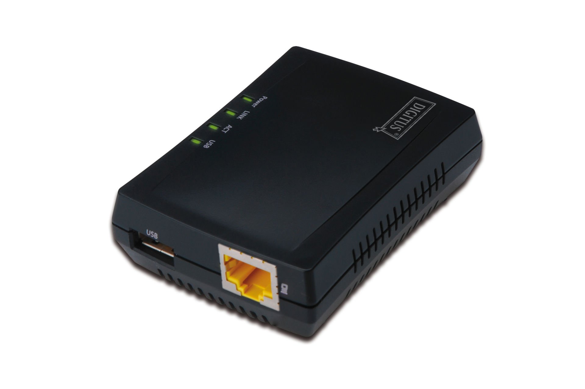 Assmann Digitus 1-Port Usb 2.0 Çok Fonksiyonlu Network Server Nas Özelliği Network Usb Hub Özelliği 1 X 10/100 Mbps Port 1 X Usb 2.0 Dişi Yuva